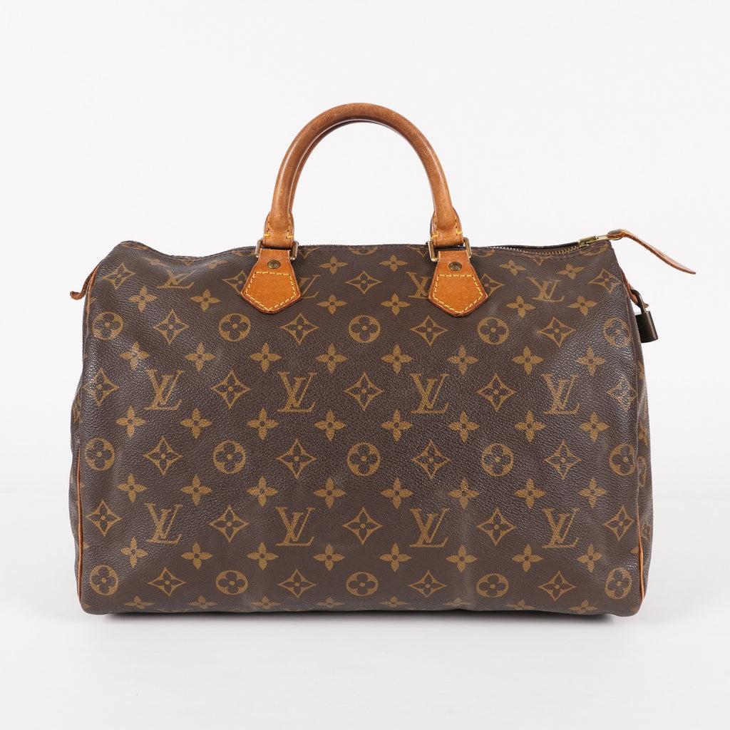 Authentic Louis Vuitton Monogram Speedy 35 M41524 Handbag used 05E326050016