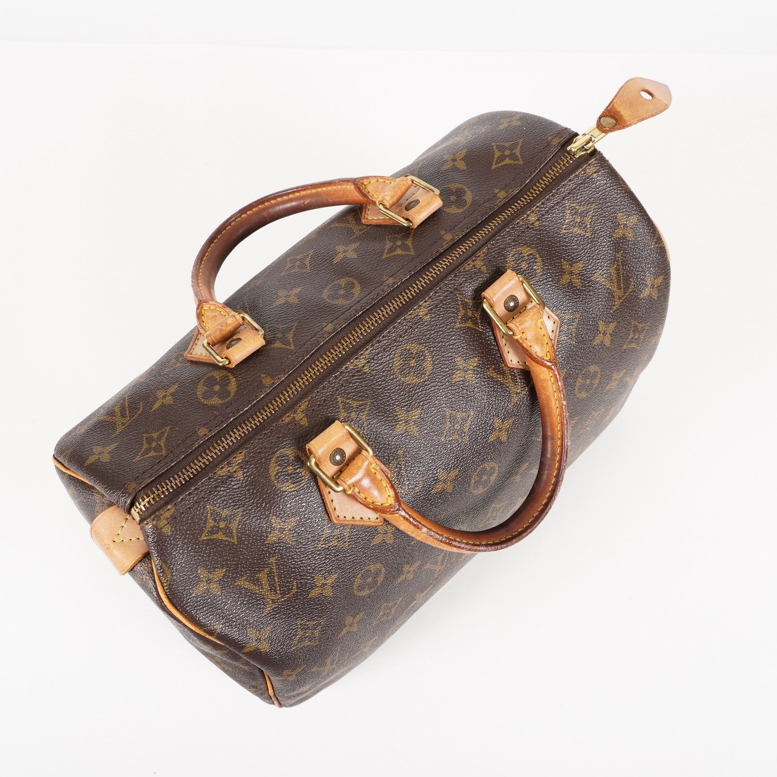 Authentic Louis Vuitton Monogram Speedy 30  Handbag M41526 vintage 05E284730029