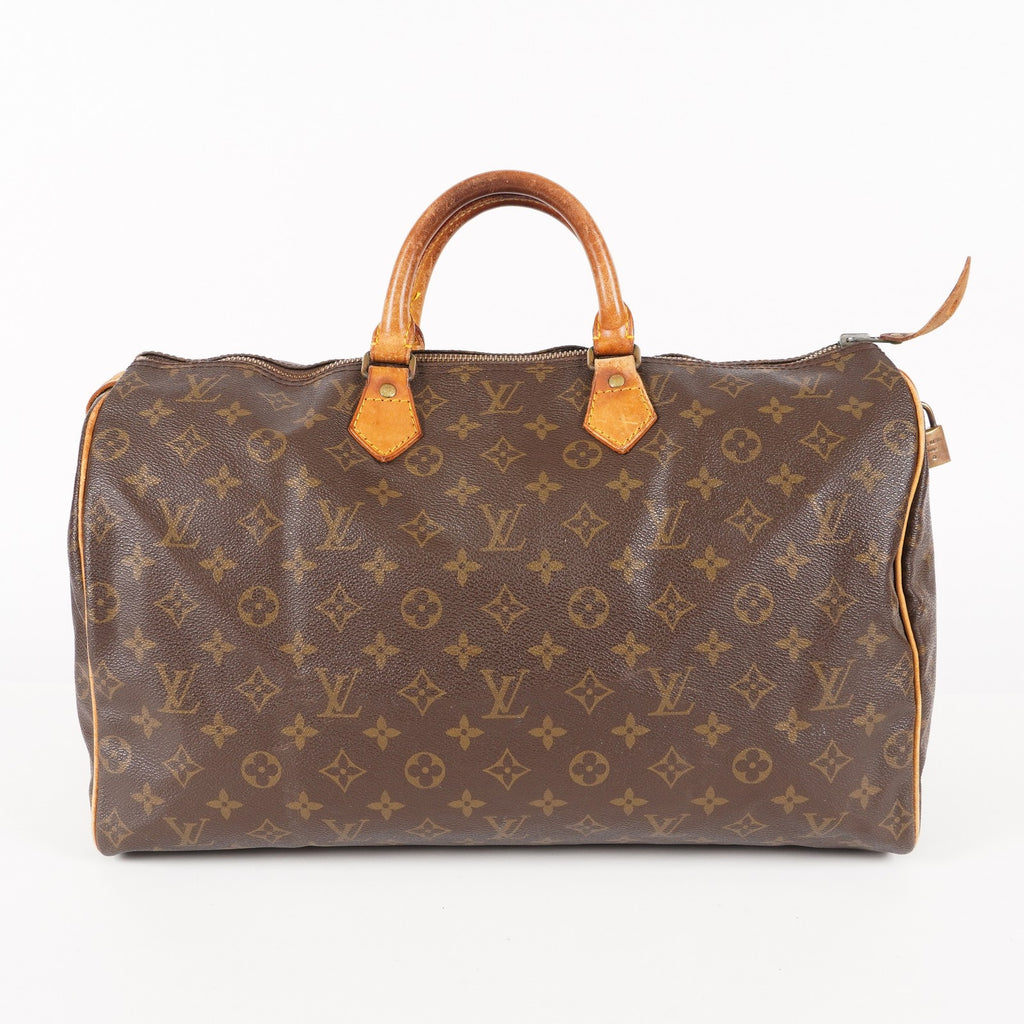Authentic Louis Vuitton Monogram Speedy 40 M41522 Hand Boston Bag  06E585948803