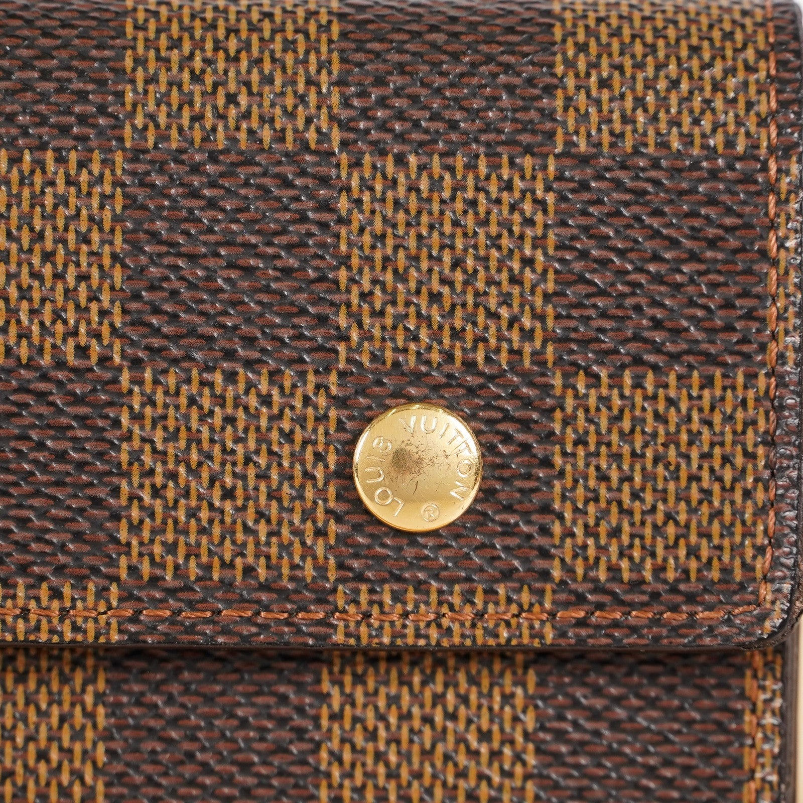 LOUIS VUITTON Portefeuille  Bifold purse N60002 Damier Ebene 03T052800009