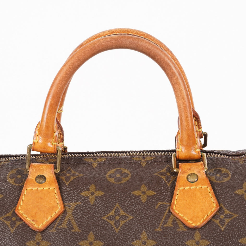 Authentic Louis Vuitton Monogram Speedy 30  Handbag M41526 vintage 05E145830029