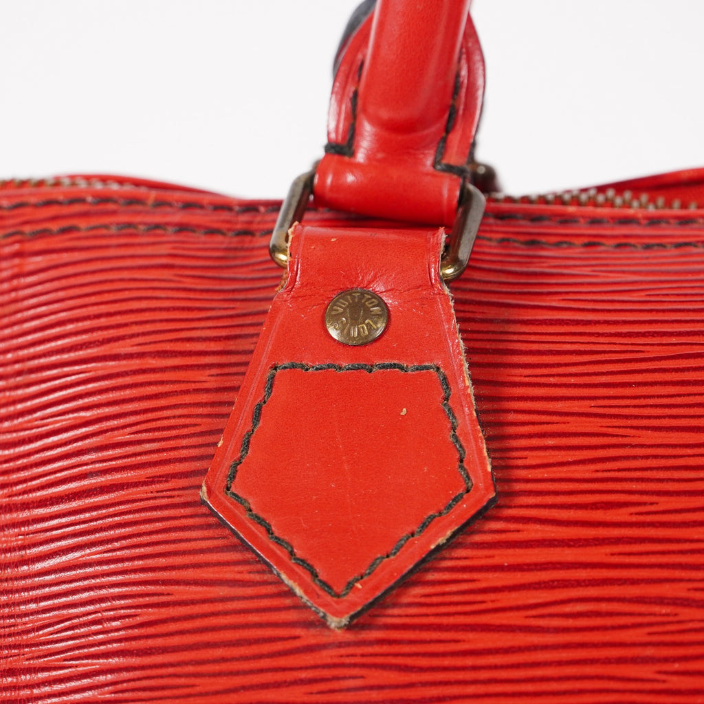 LOUIS VUITTON Epi Speedy 40 Boston Bag Handbag M42987 Women 02E024576025