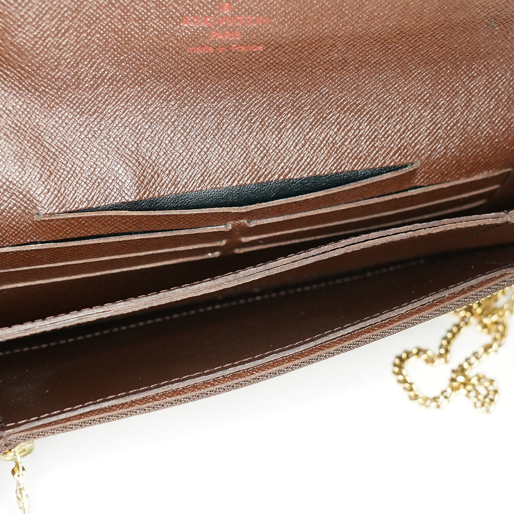 LOUIS VUITTON Portefeuille  Bifold purse N60002 Damier Ebene 03T052800009