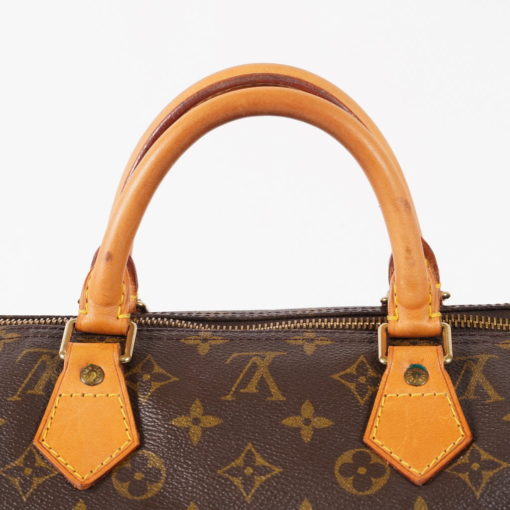 Authentic Louis Vuitton Monogram Speedy 40 Hand Boston Bag M41522 03E079020011