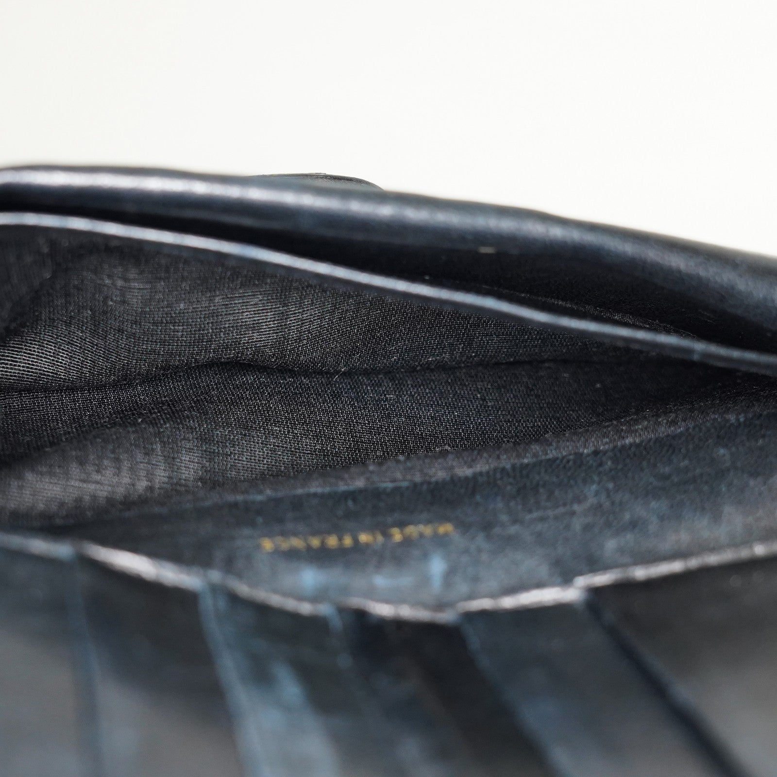 Chanel Authentic Vintage (80s/90s) Black Diamond Wallet 05E571320016