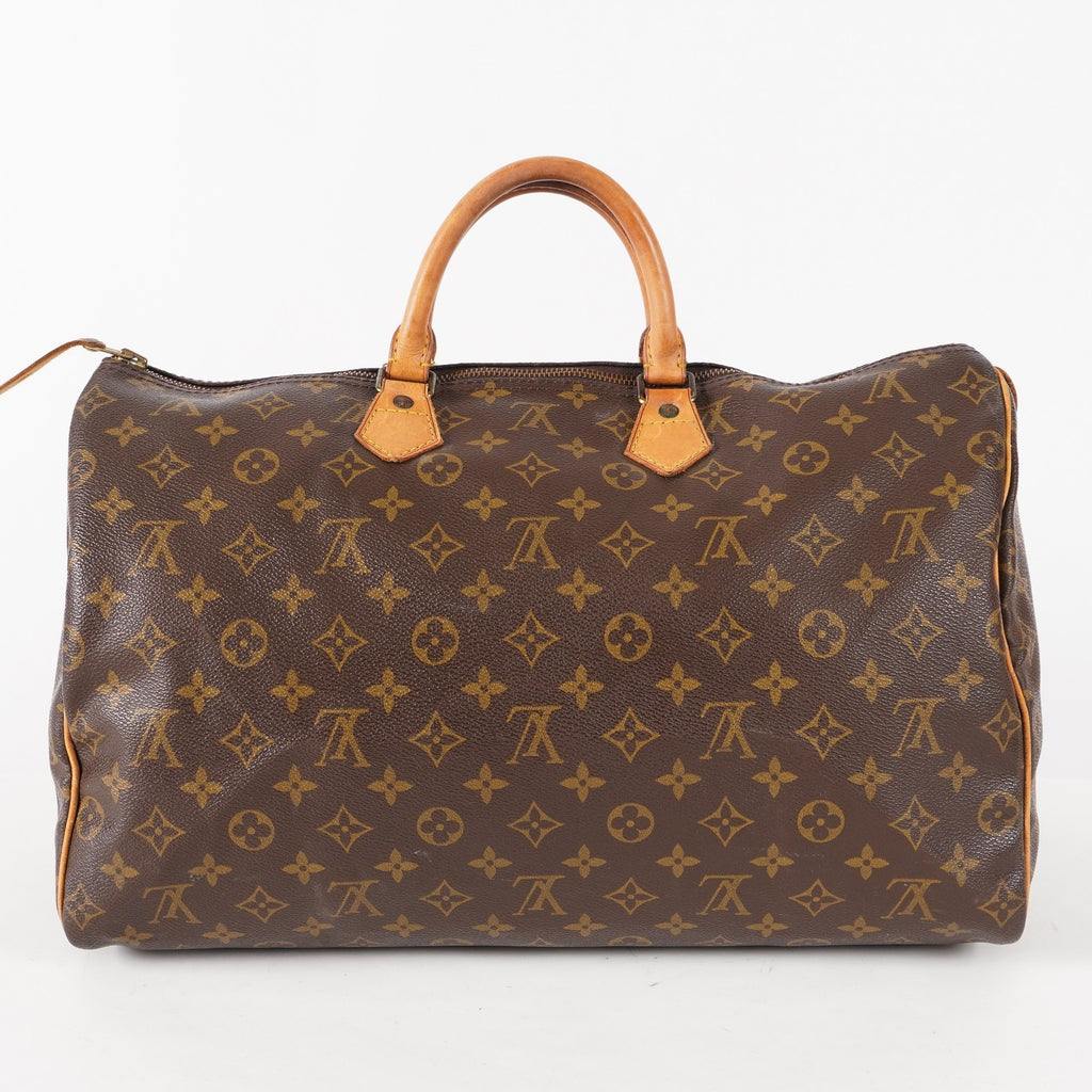 Authentic Louis Vuitton Monogram Speedy 40 M41522 Hand Boston Bag 03E476380011