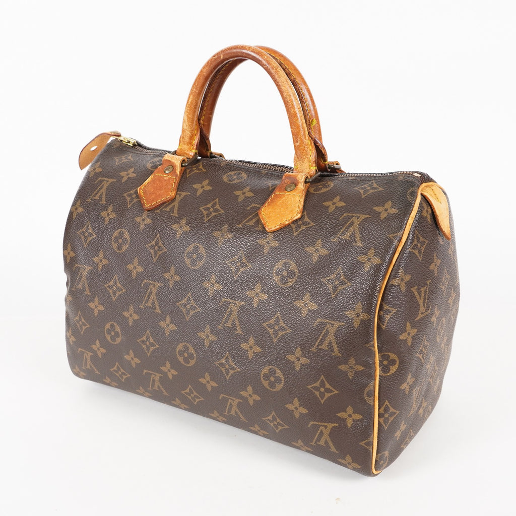 Authentic Louis Vuitton Monogram Speedy 30  Handbag M41526 vintage 05E273960029