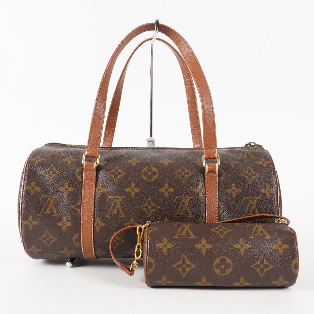 LOUIS VUITTON Papillon 30 Hand Bags Monogram Canvas M51385 Vintage 02E065720010