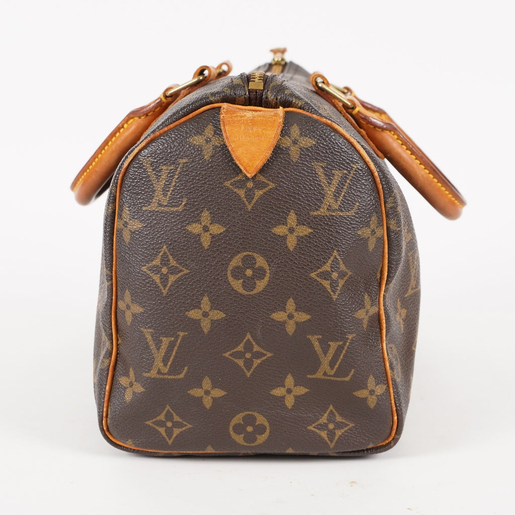 Authentic Louis Vuitton Monogram Speedy 25 Handbag vintage M41528 06E479092803