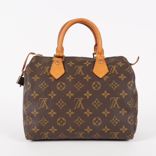 Authentic Louis Vuitton Monogram Speedy 25 Handbag vintage M41528 05E129240016