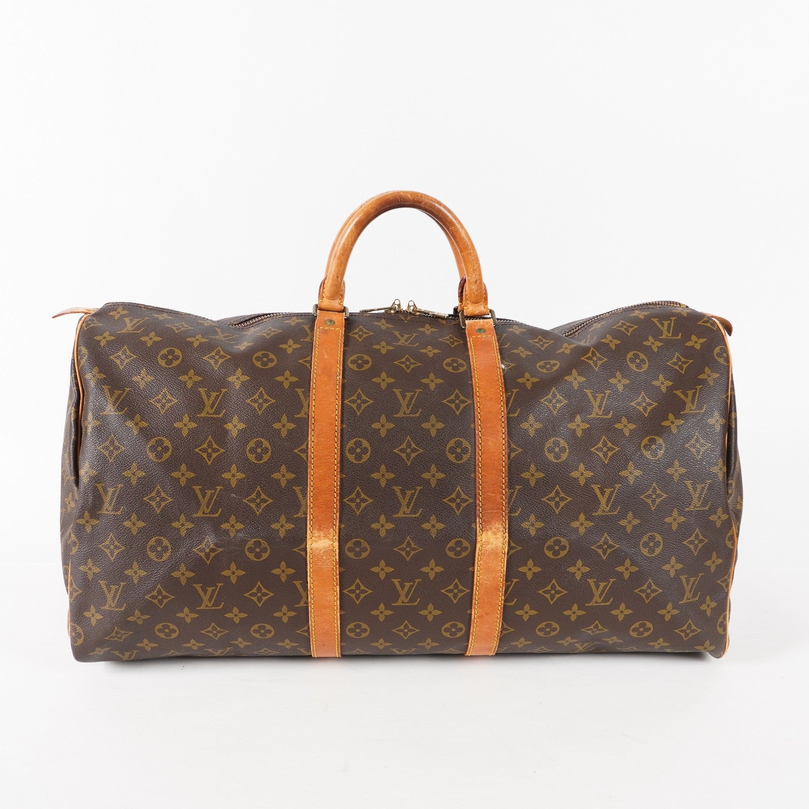 Authentic Louis Vuitton Monogram Keepall 55 Travel Bag M41424 02A194232811