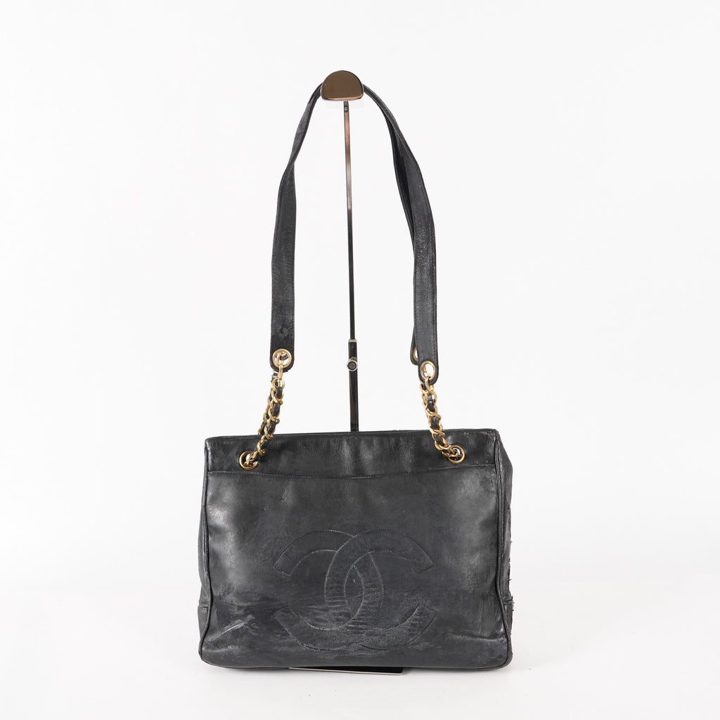 CHANEL vintage CC CC Mark Double Chain Bag Big Coco Shoulder Bag 03E565280011