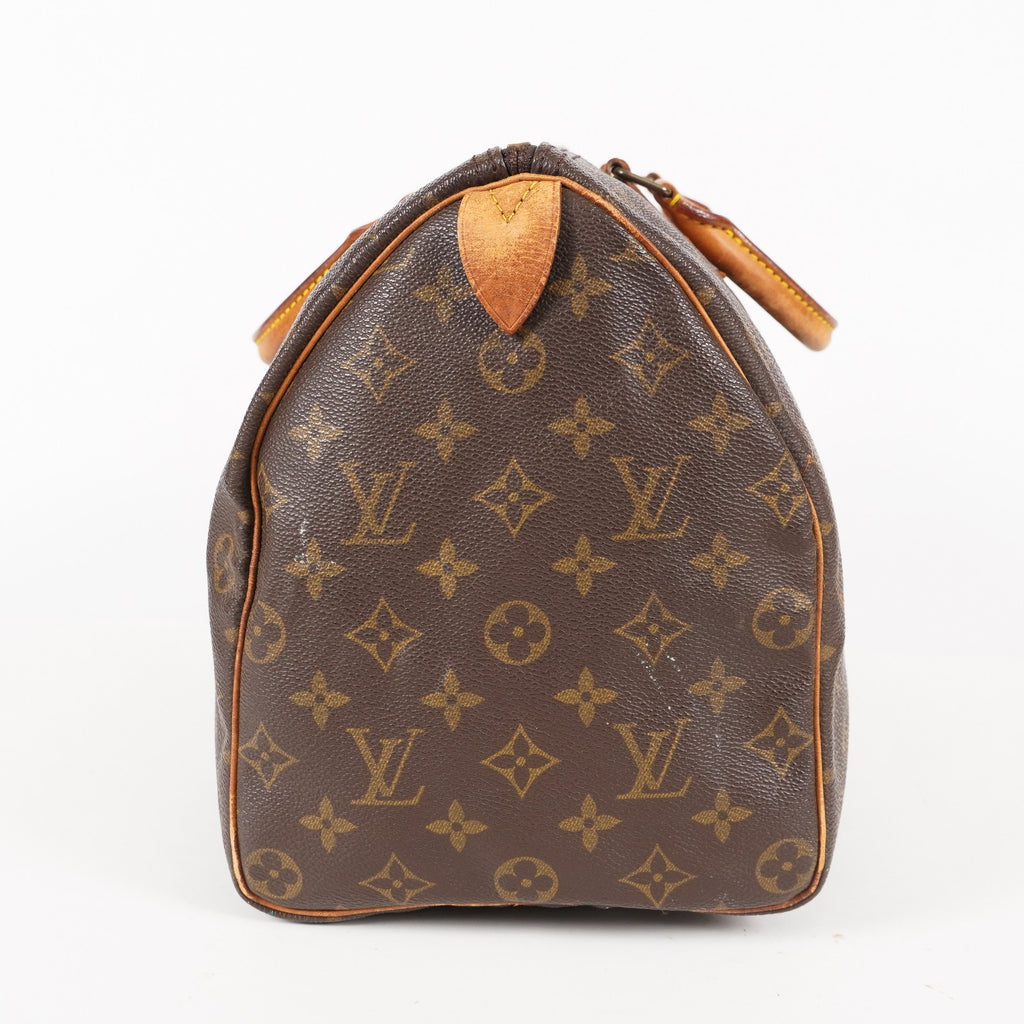 Authentic Louis Vuitton Monogram Speedy 35 M41524 Handbag used 06E386050002