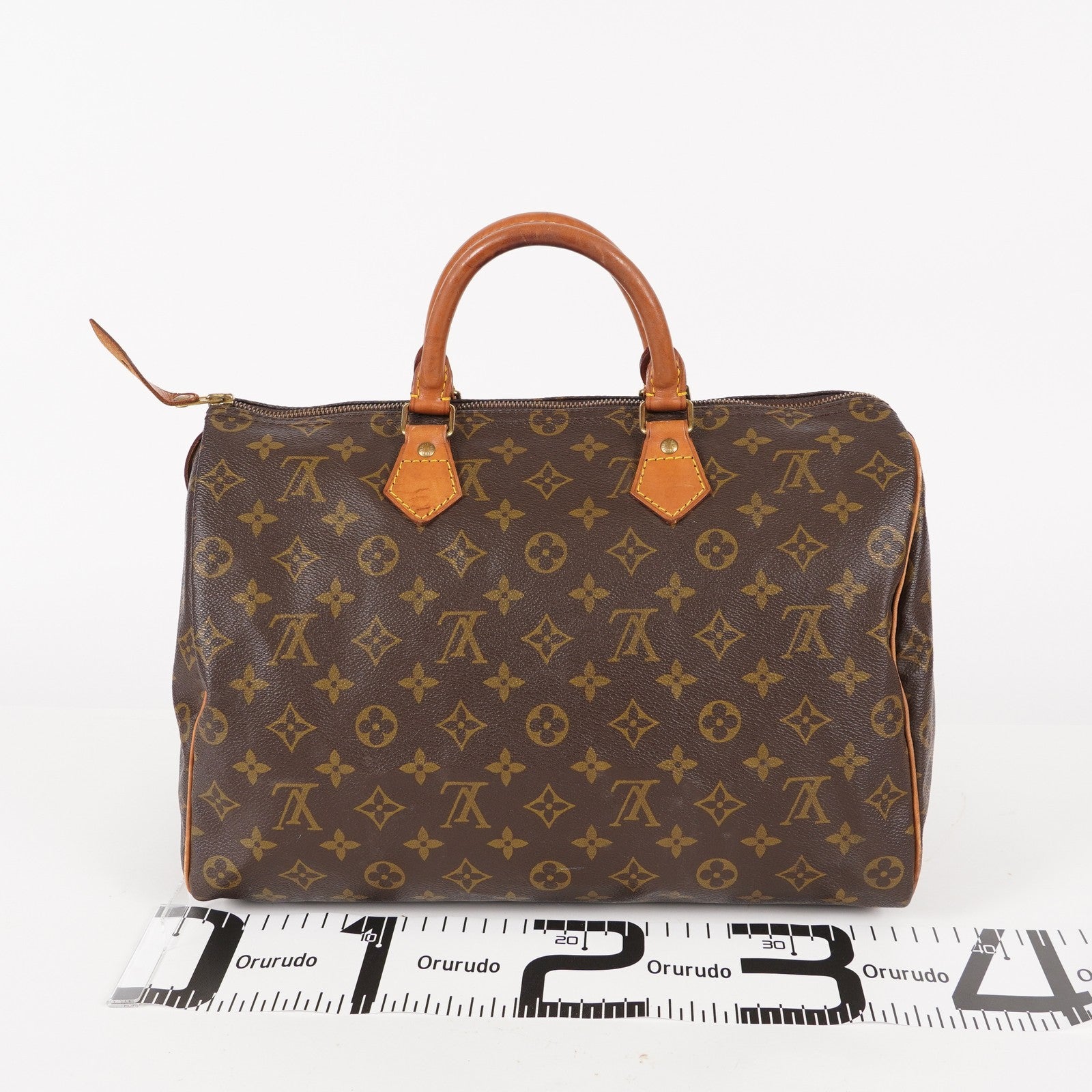 Authentic Louis Vuitton Monogram Speedy 35 M41524 Handbag used 06E465948803
