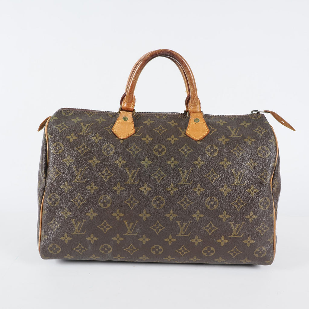 Authentic Louis Vuitton Monogram Speedy 35 M41524 Handbag vintage 04A275720007