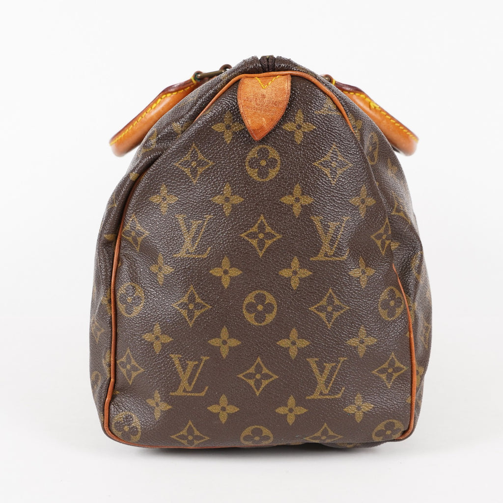 Authentic Louis Vuitton Monogram Speedy 35 M41524 vintage Handbag 05E095940013