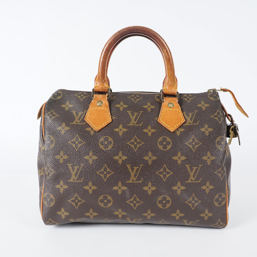 Authentic Louis Vuitton Monogram Speedy 25 Handbag vintage M41528 04A076234807
