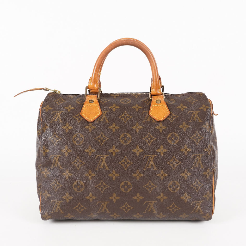 Authentic Louis Vuitton Monogram Speedy 30  Handbag M41526 vintage 05E145830029