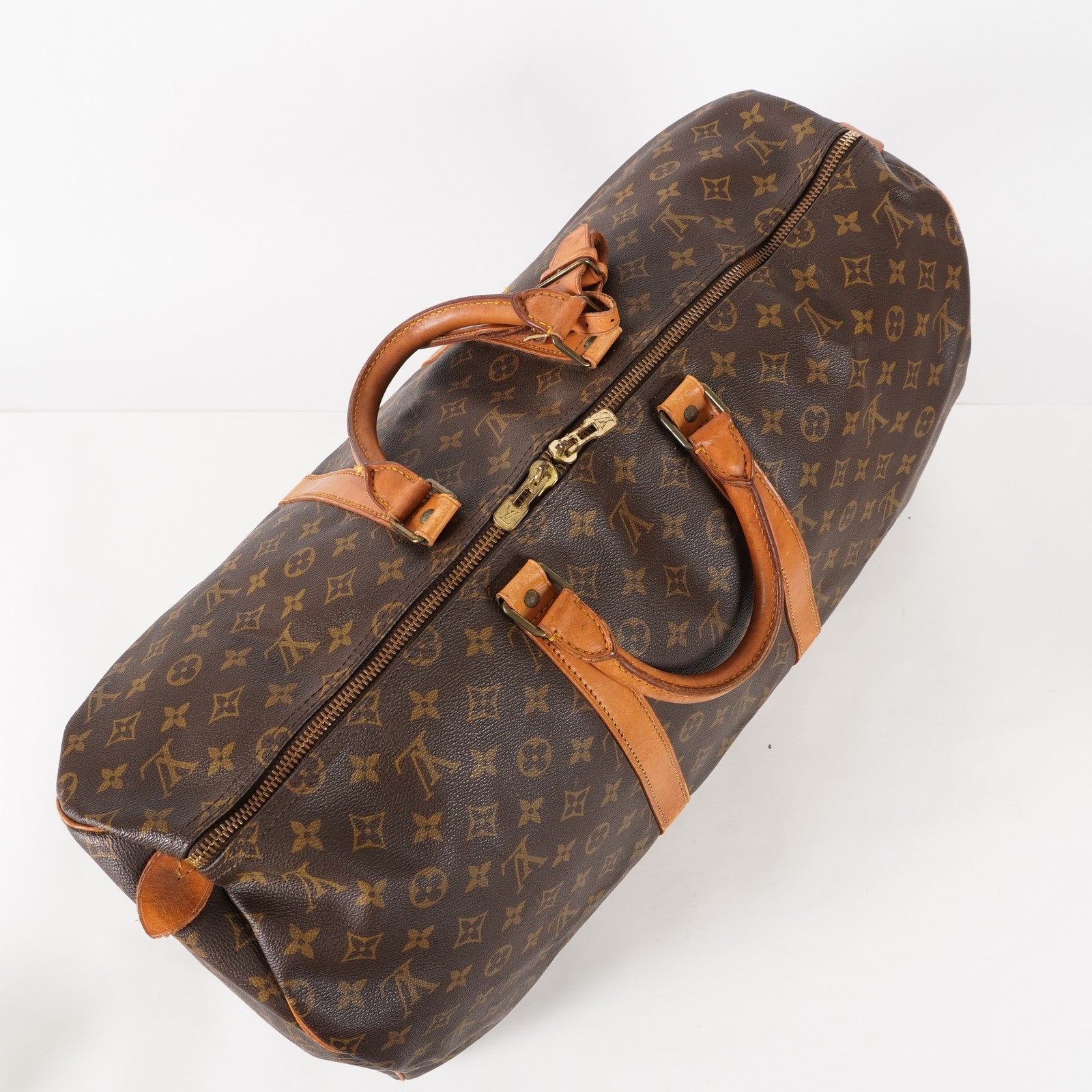 Authentic Louis Vuitton Monogram Keepall 55 Travel Bag M41424 03E285830011