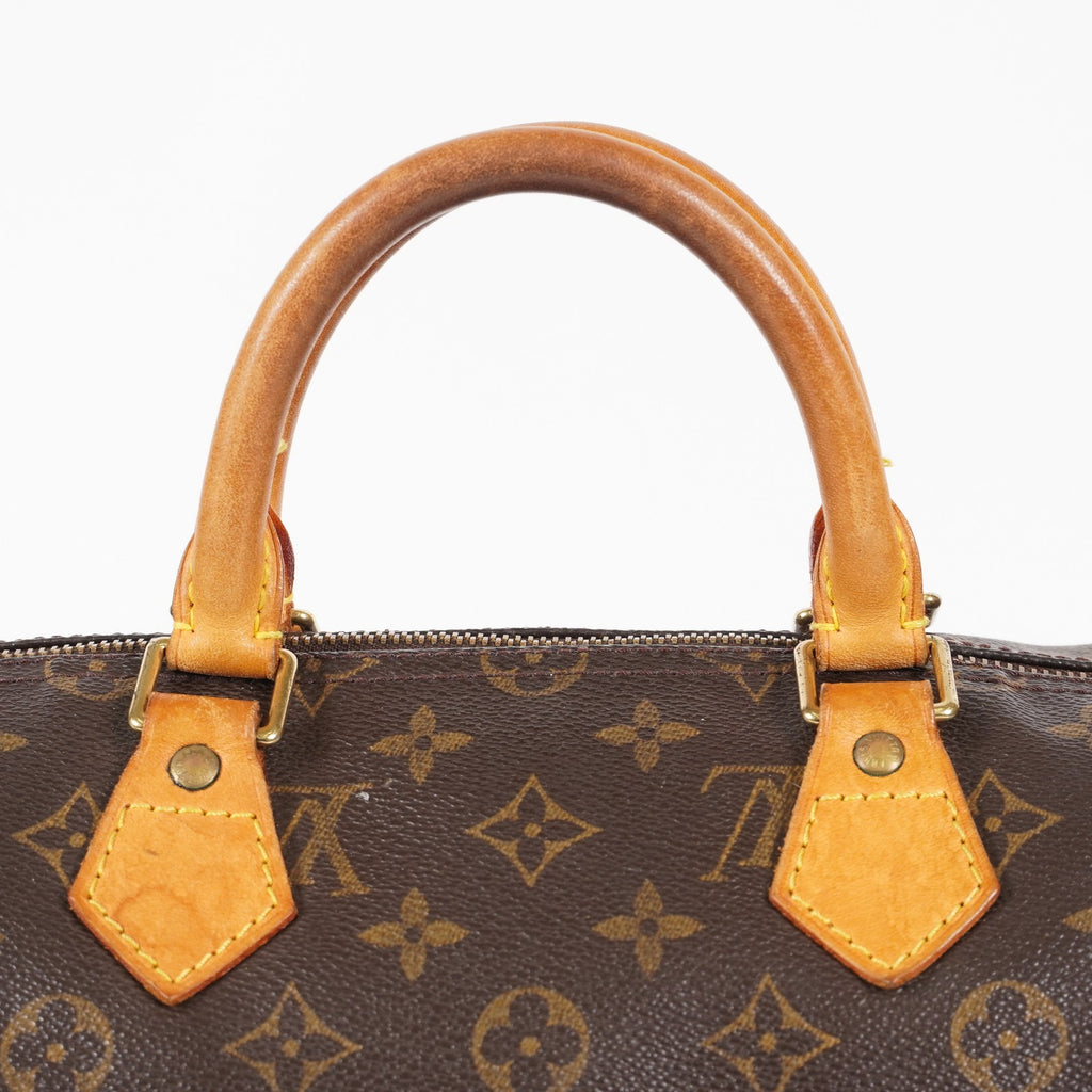 Authentic Louis Vuitton Monogram Speedy 35 M41524 Handbag 03A096063206