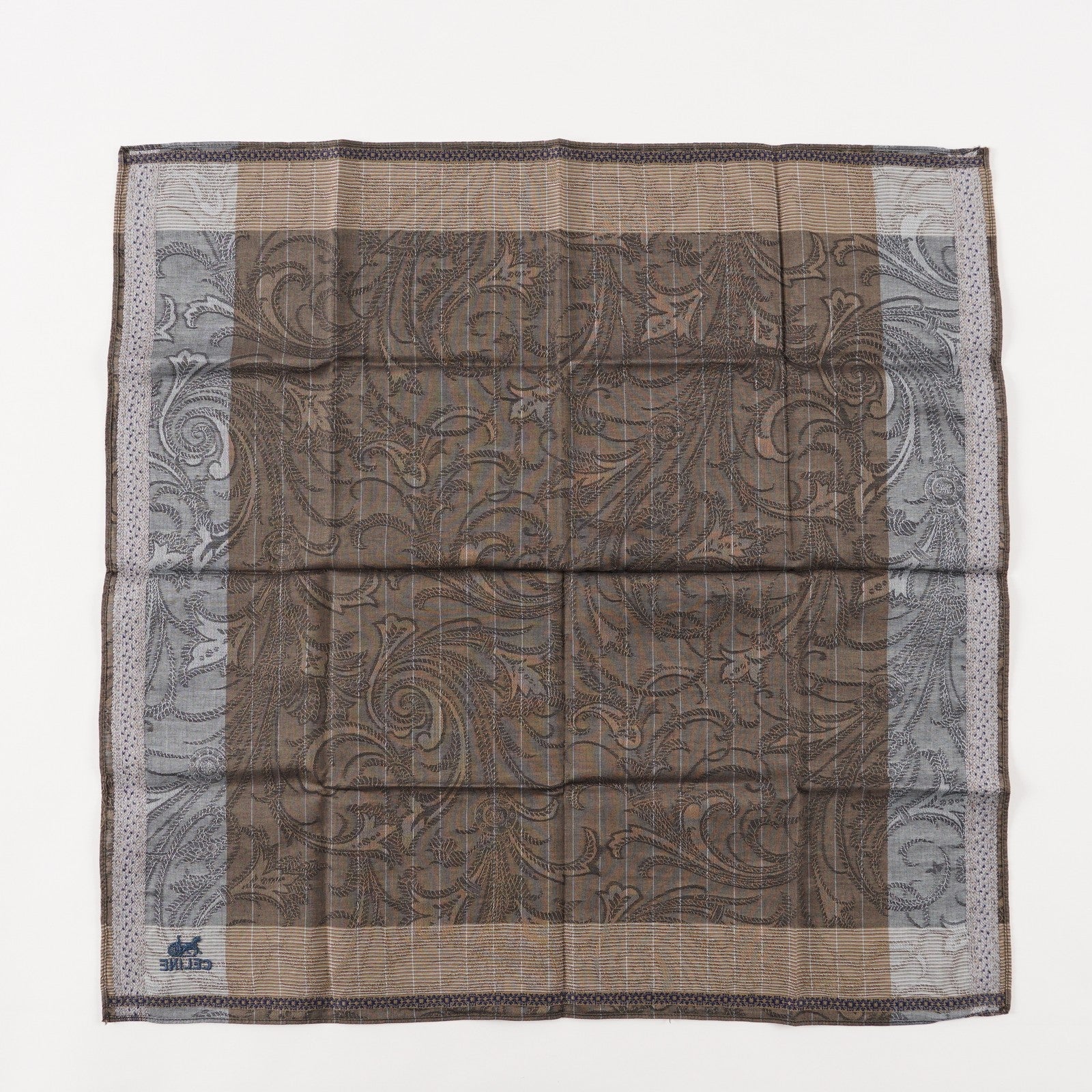 LUXURY CELINE BANDANA / HANDKERCHIEF Brown Women XY205