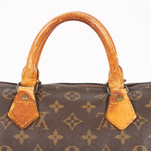 Authentic Louis Vuitton Monogram Speedy 30  Handbag M41526 vintage 05E273960029