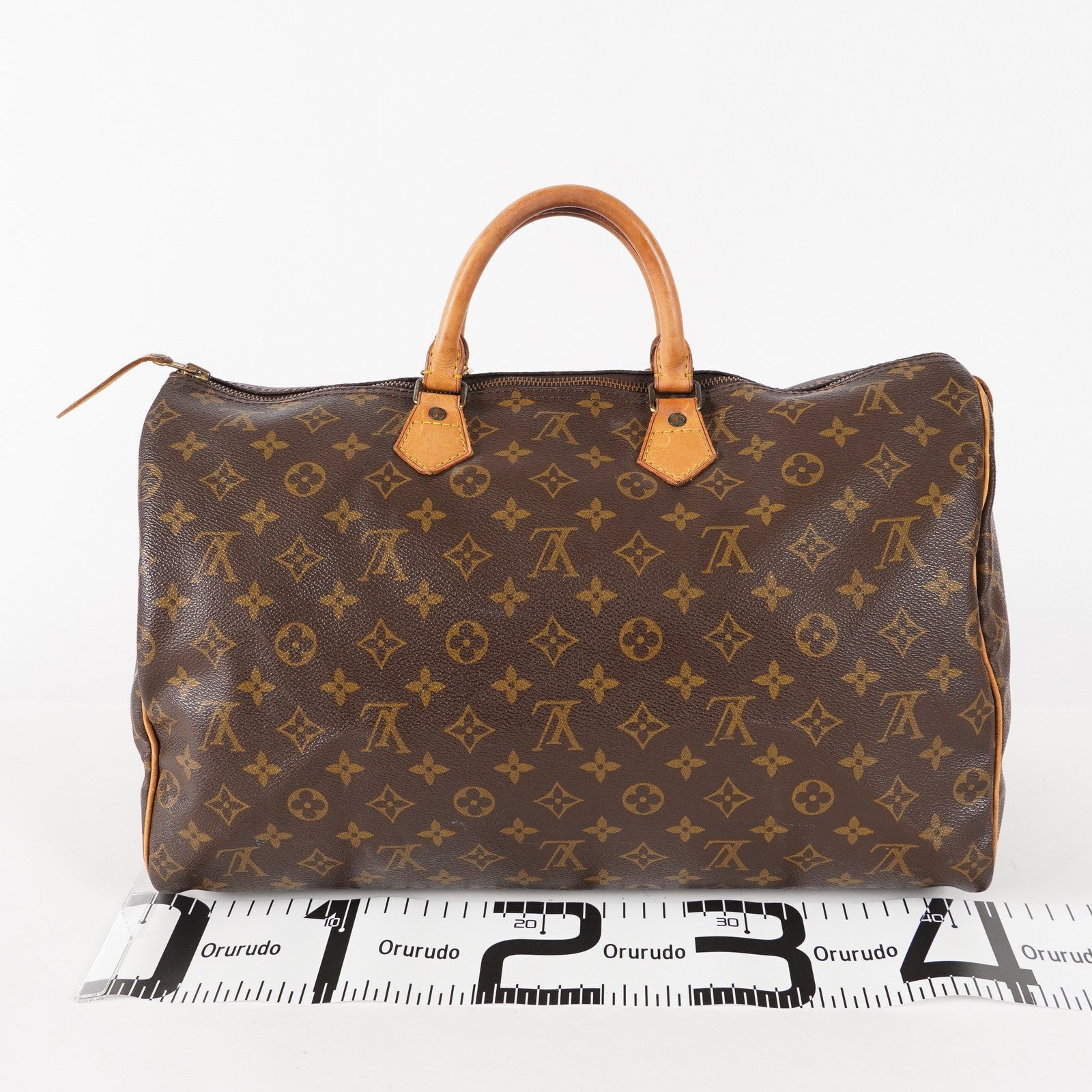 Authentic Louis Vuitton Monogram Speedy 40 M41522 Hand Boston Bag 03E476380011