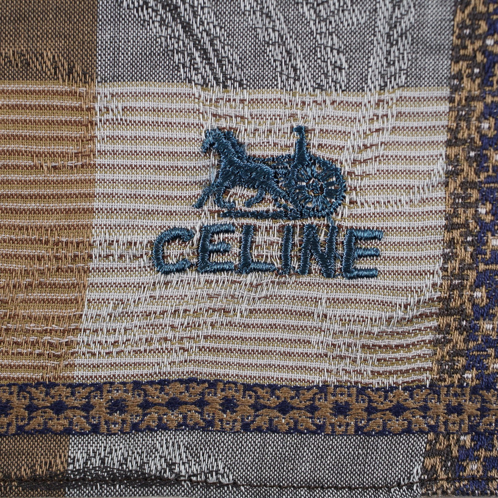 LUXURY CELINE BANDANA / HANDKERCHIEF Brown Women XY205