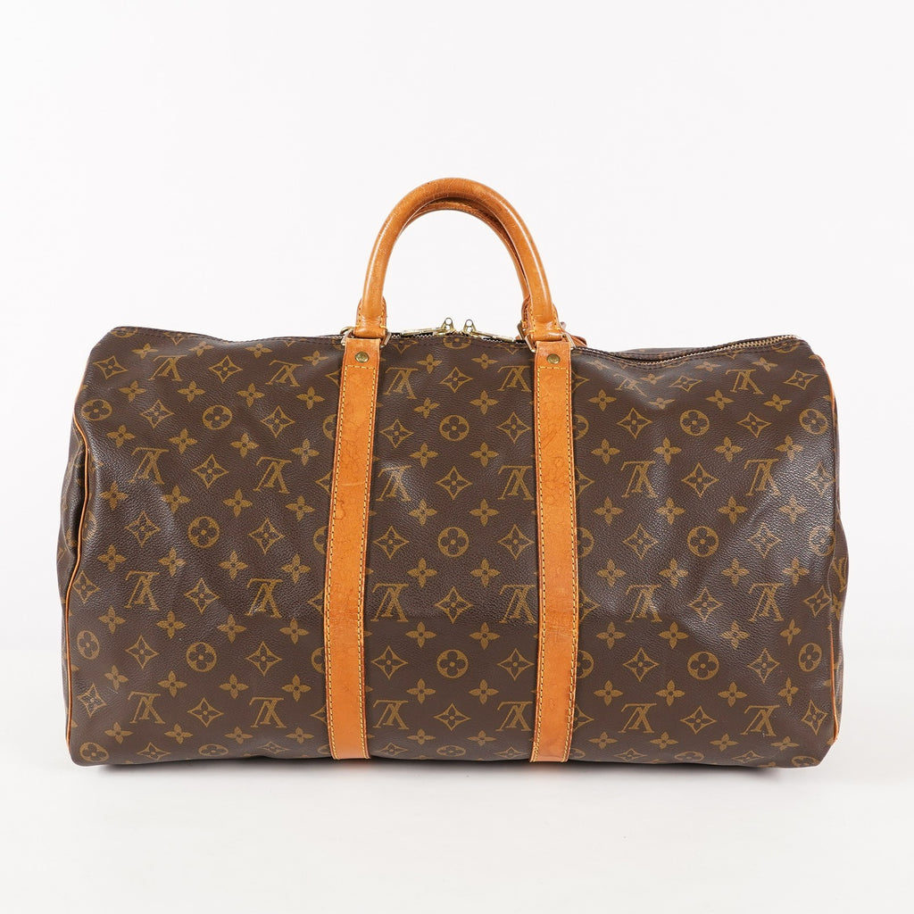 LOUIS VUITTON Keepall 50 M41426 Monogram Boston Bag Brown vintage 03T125800006
