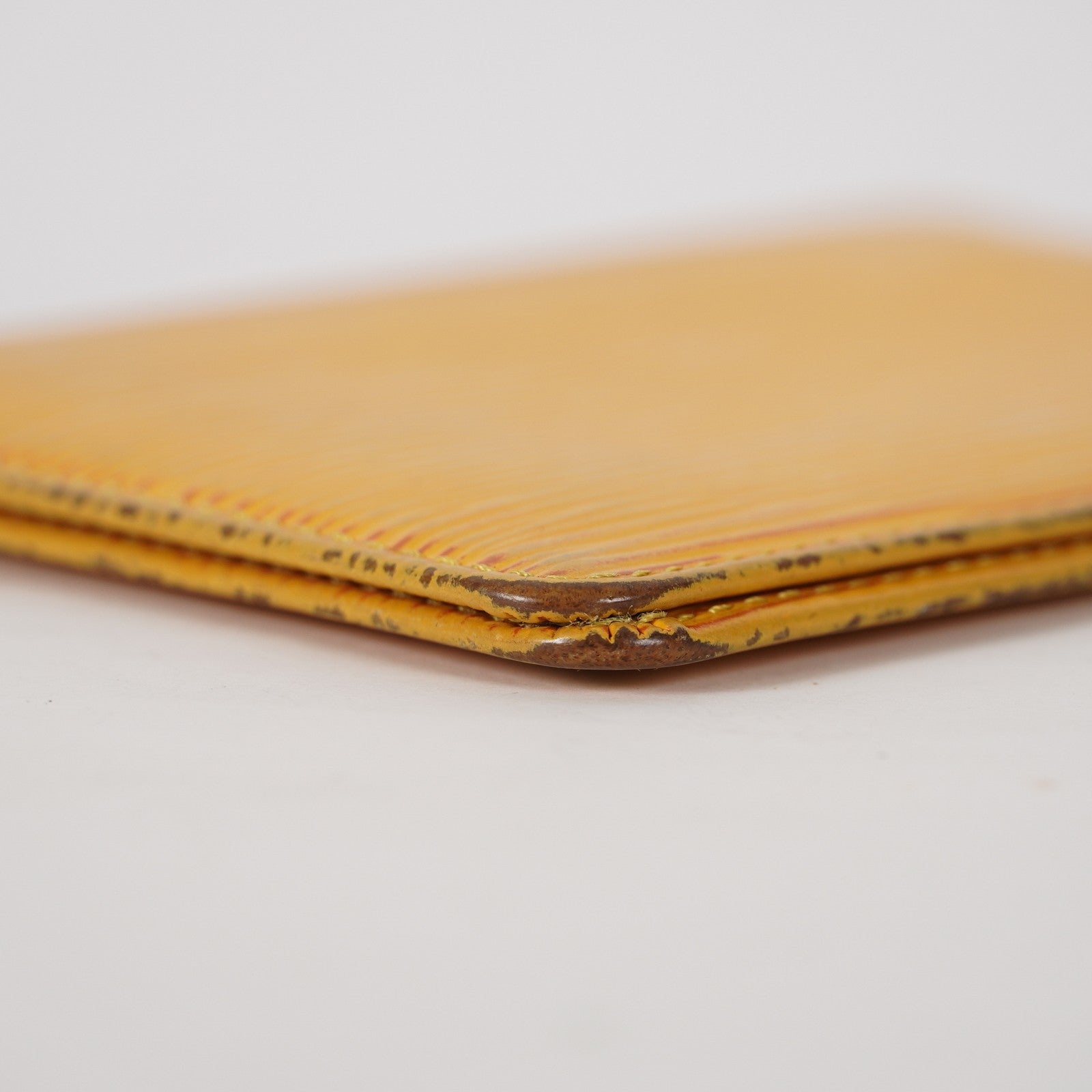 LOUIS VUITTON SARAH PORTE FEUILLE YELLOW OCHRE EPI LEATHER LONG WALLET XY216