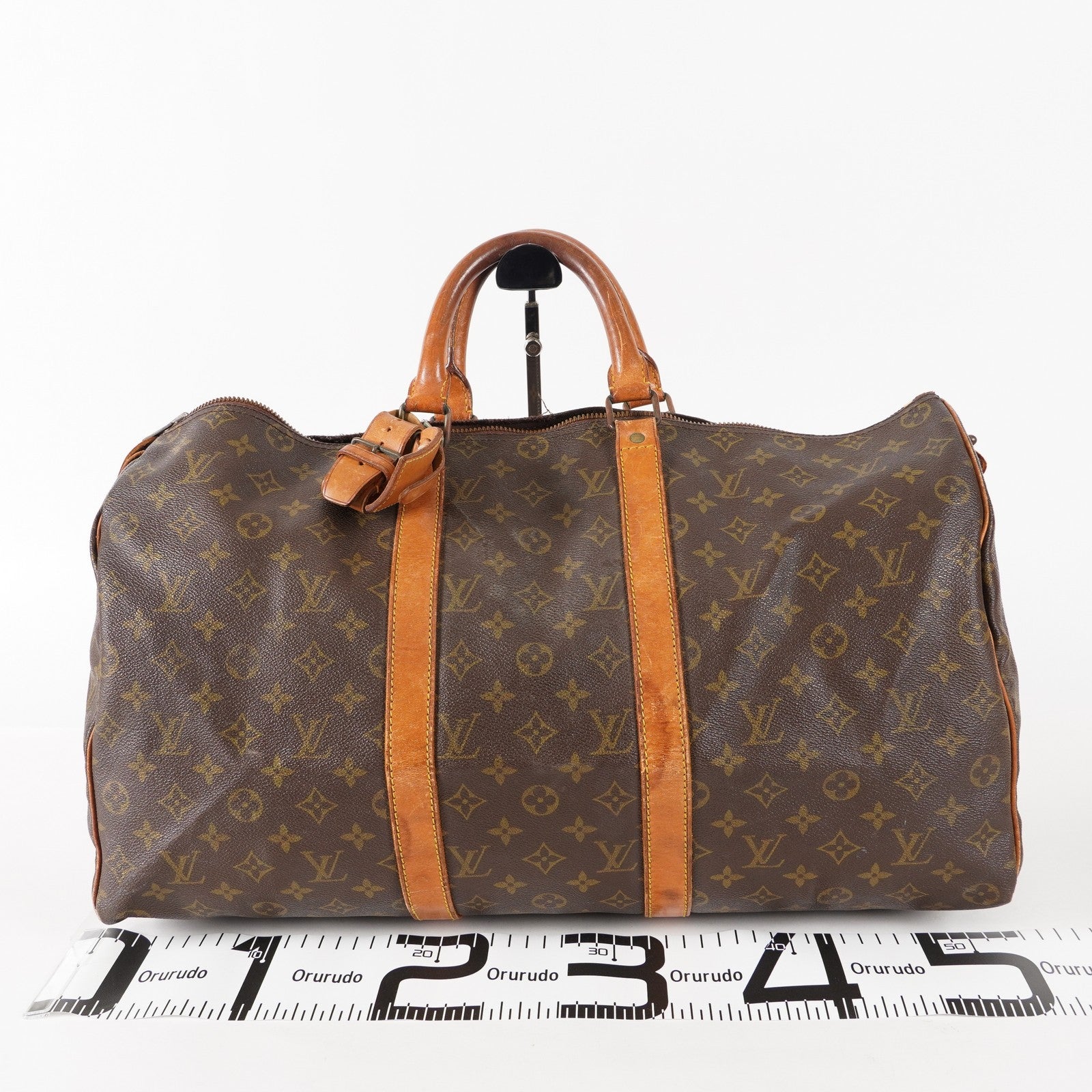LOUIS VUITTON Keepall 50 M41426 Monogram Boston Bag Brown vintage 02E412530018