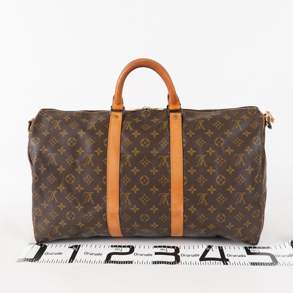 LOUIS VUITTON Monogram Keepall Bandouliere 50 Travel Bag M41416 03E539790011