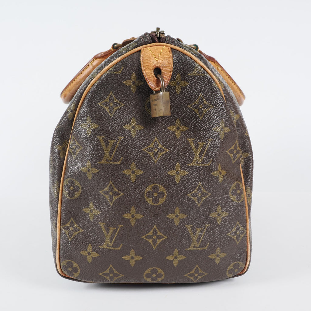 Authentic Louis Vuitton Monogram Speedy 35 M41524 Handbag vintage 04A275720007