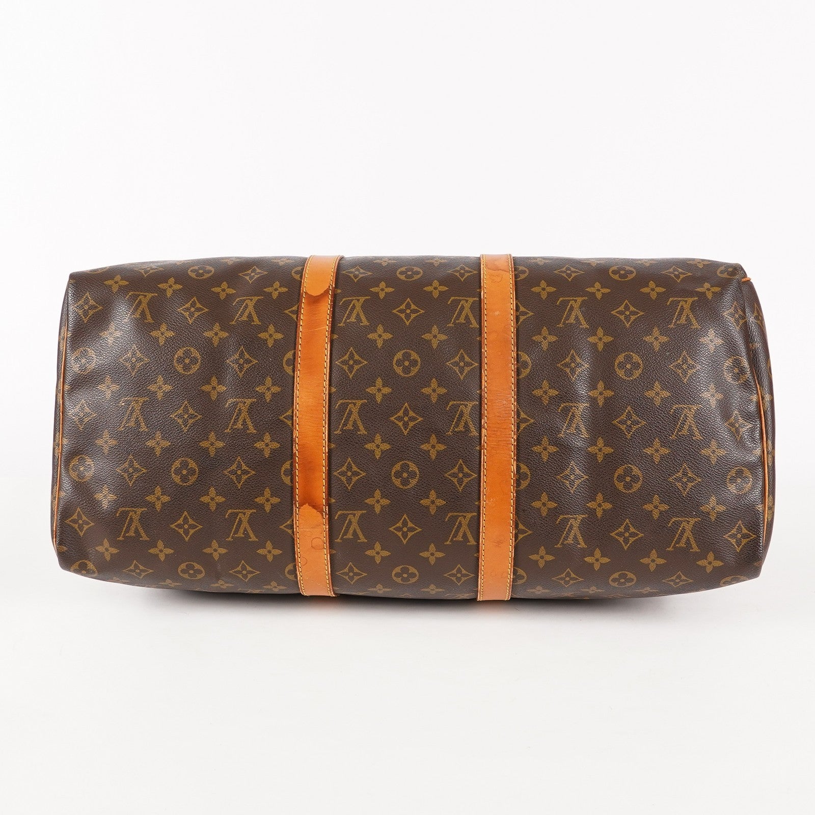 LOUIS VUITTON Keepall 50 Monogram Boston Bag Brown vintage M41426 03T125800006