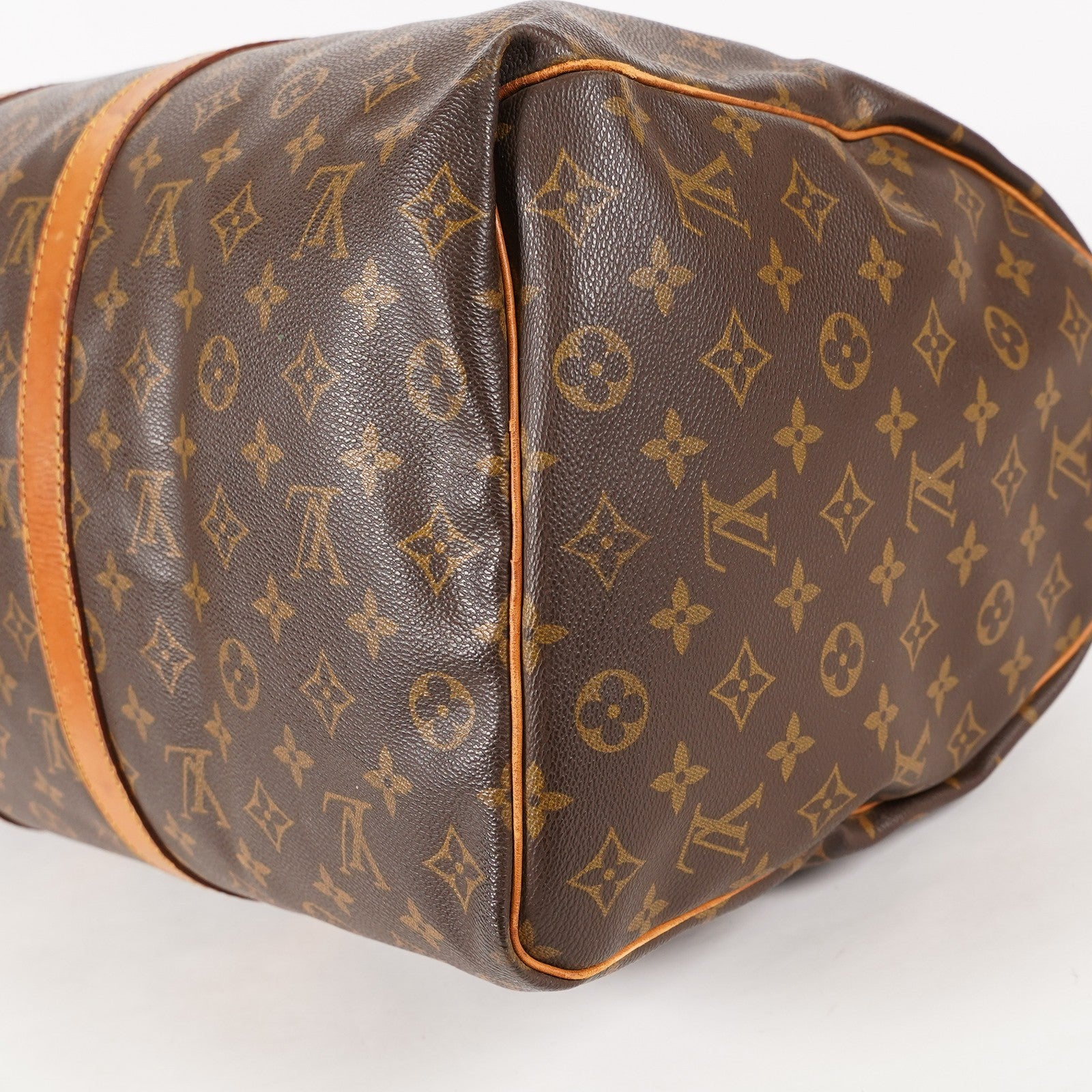 LOUIS VUITTON Keepall 50 Monogram Boston Bag Brown vintage M41426 03T125800006
