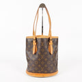 Authentic Louis Vuitton Monogram Bucket PM Shoulder Tote Bag M42238 05E212090016