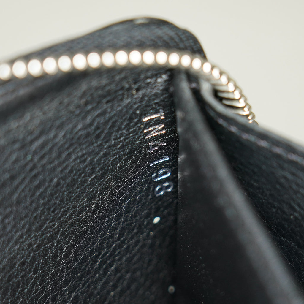 Louis Vuitton Monogram Mahina Zippy Zip-Around Wallet Noir M61867 03T022500009