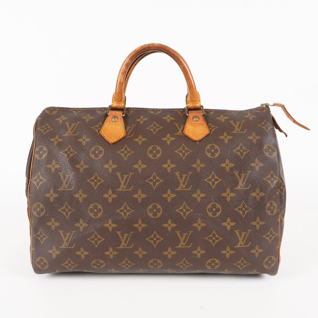 Authentic Louis Vuitton Monogram Speedy 35 M41524 Handbag used 06E386050002