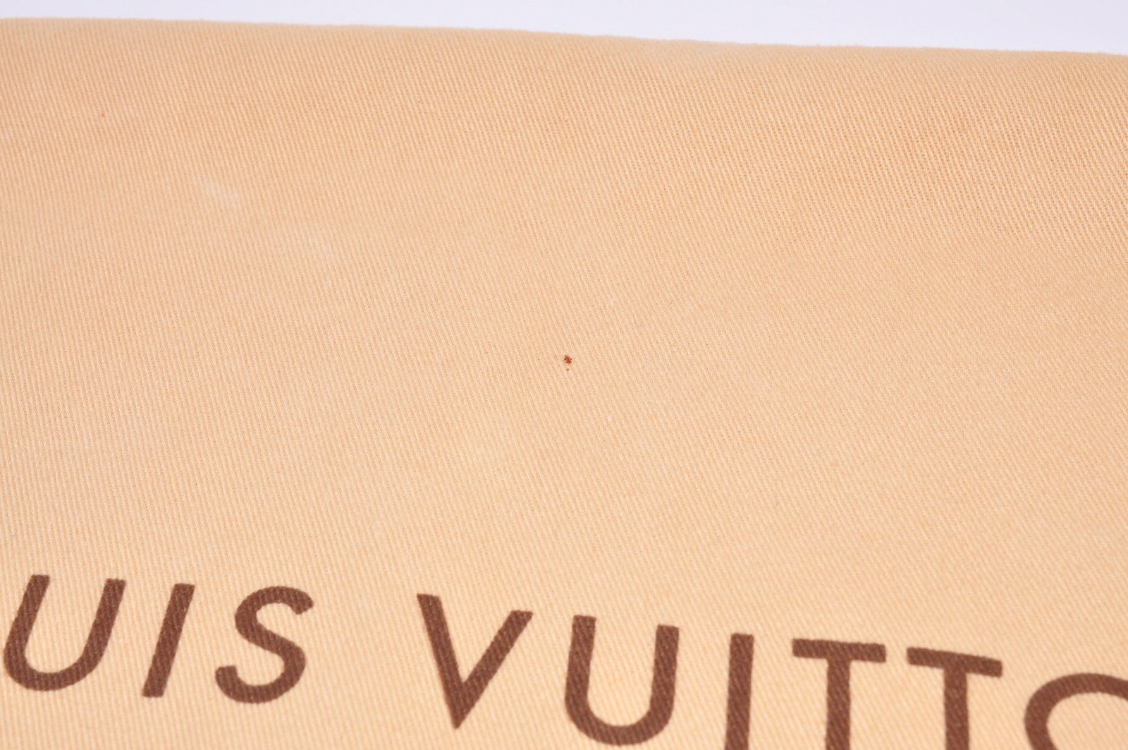 100% Authentic Louis Vuitton Large Dust Bag Beige Cotton Storage Cover 50×30
