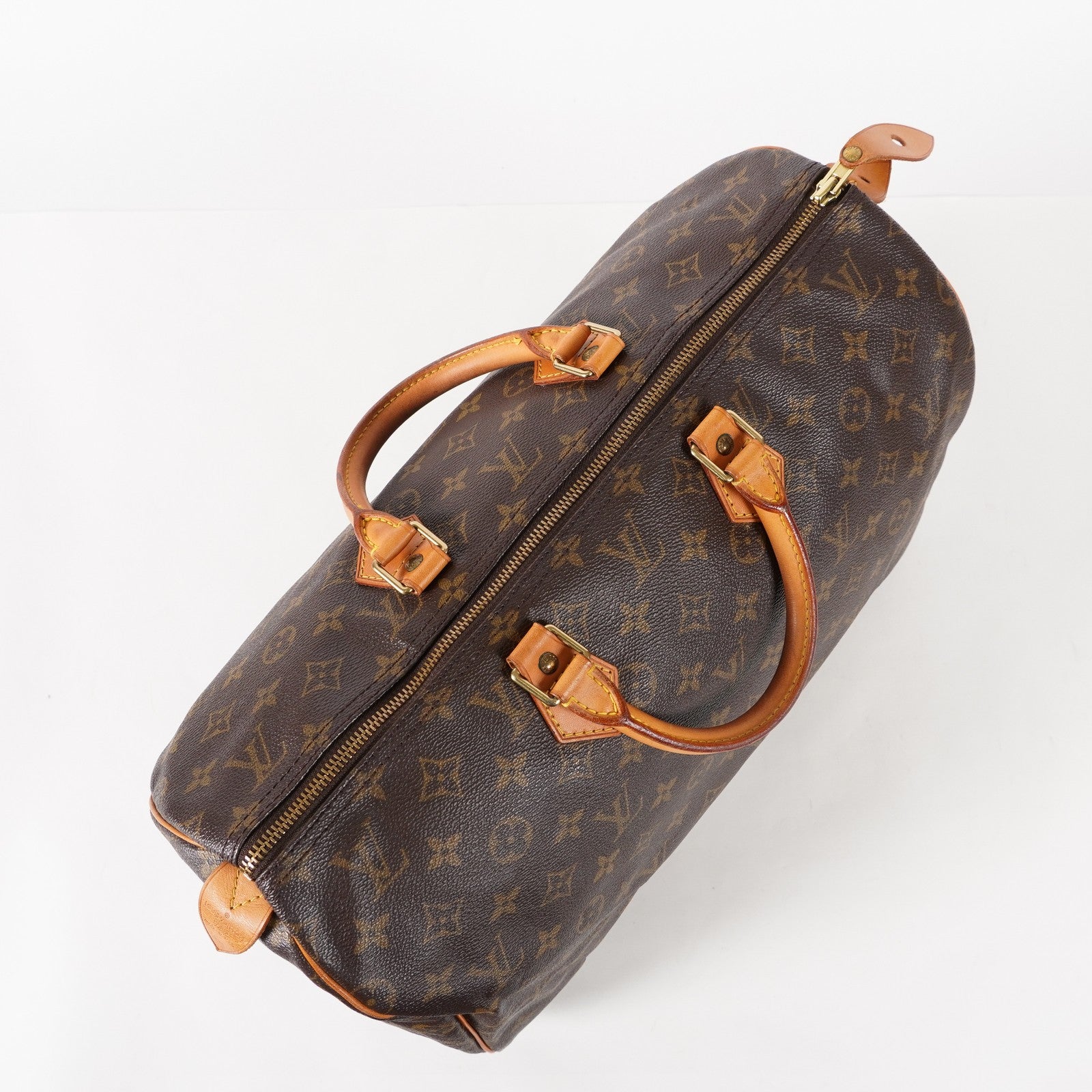 Authentic Louis Vuitton Monogram Speedy 40 M41522 Hand Boston Bag 03E079020011