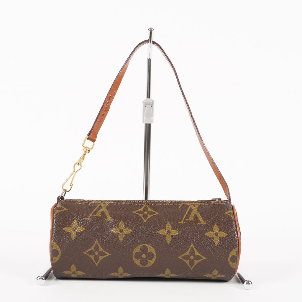 LOUIS VUITTON Monogram Papillon Pouch LV Auth vintage 05E552310016