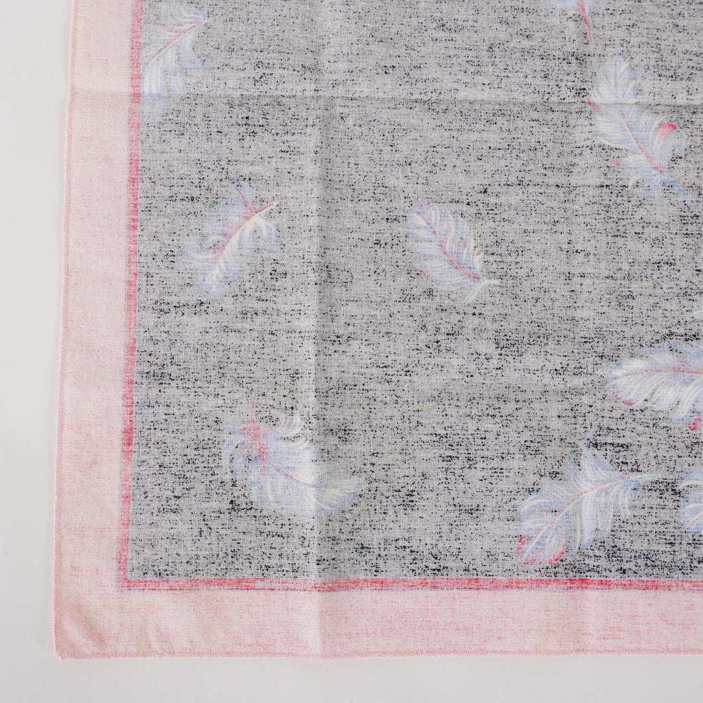 Hermes Carre 45 100% Cotton Napkin, Black with Blue, 03E13825017