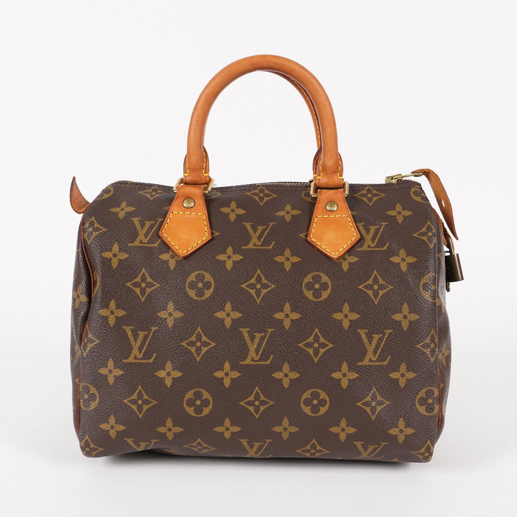 Authentic Louis Vuitton Monogram Speedy 25 Handbag vintage M41528 05E129240016
