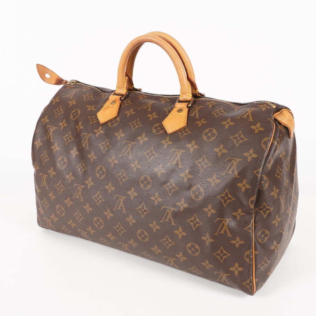 Authentic Louis Vuitton Monogram Speedy 40 M41522 Hand Boston Bag  06E516635203