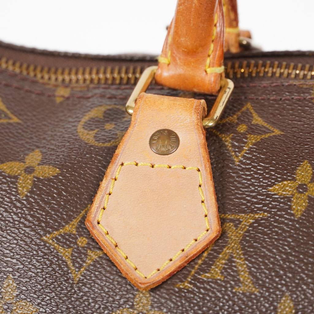 Authentic Louis Vuitton Monogram Speedy 30  Handbag M41526 vintage 05E284730029