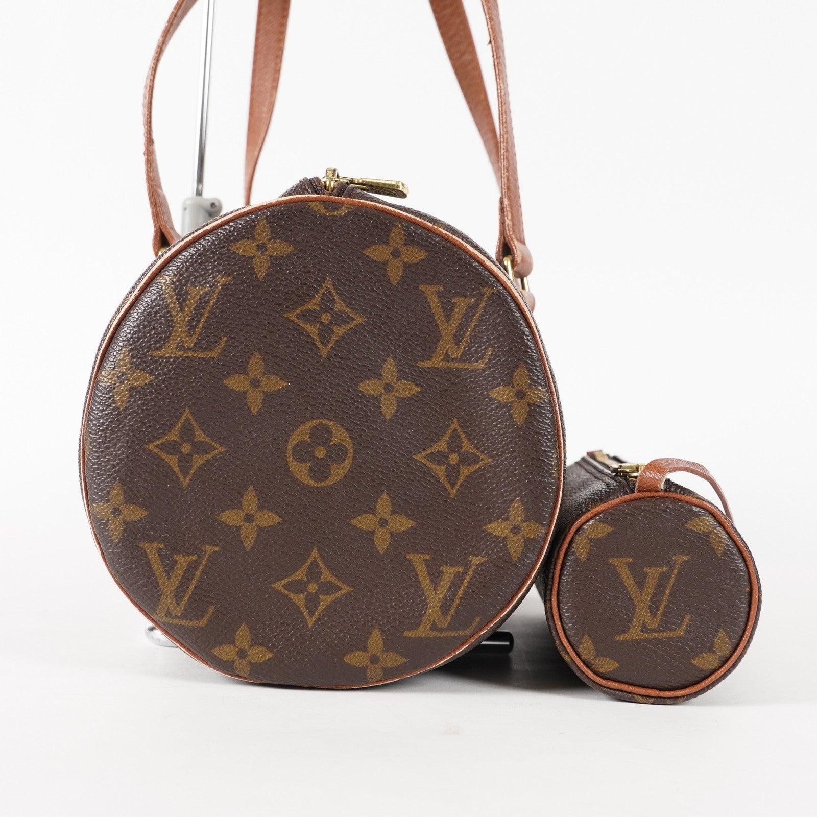 LOUIS VUITTON Papillon 30 Hand Bags Monogram Canvas M51385 Vintage 02E065720010