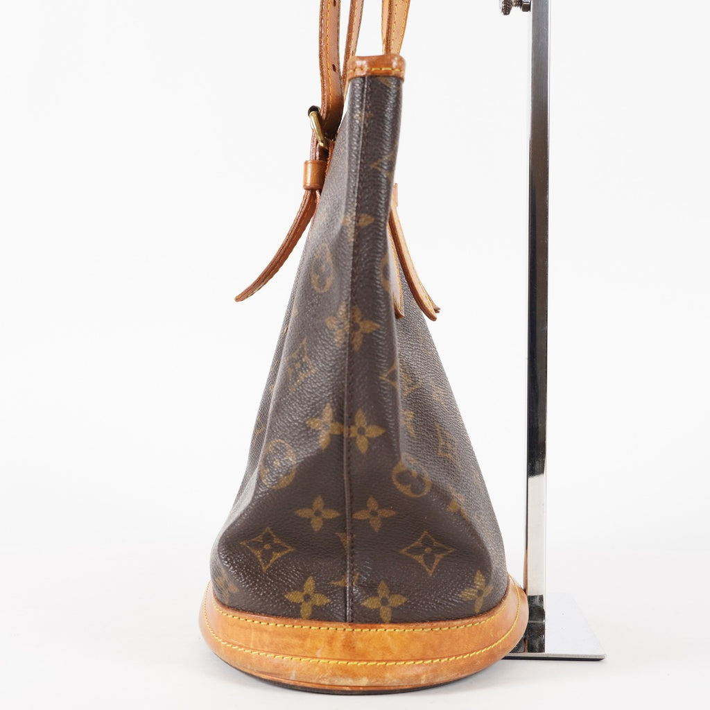 Authentic Louis Vuitton Monogram Bucket PM Shoulder Tote Bag M42238 02E242640018