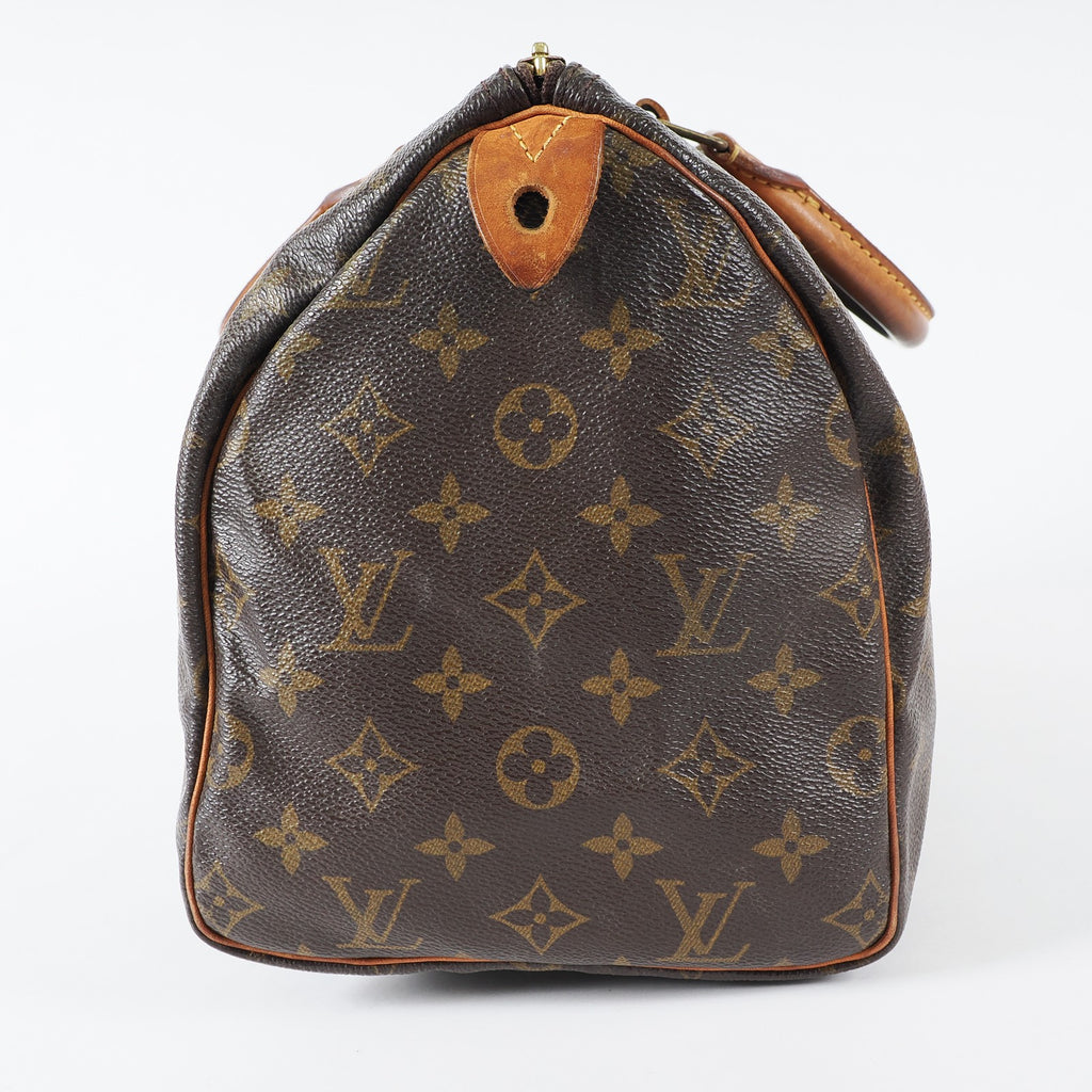 Authentic Louis Vuitton Monogram Speedy 30 M41526 Handbag vintage 03A326063227