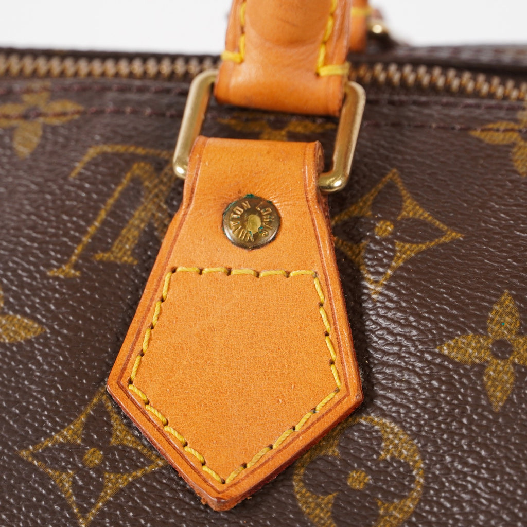 Authentic Louis Vuitton Monogram Speedy 40 Hand Boston Bag M41522 03E079020011