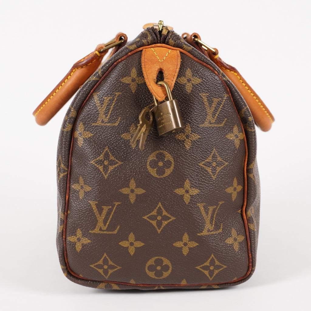 Authentic Louis Vuitton Monogram Speedy 25 Handbag vintage M41528 05E129240016